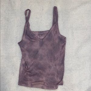 Tie dye purple tank top